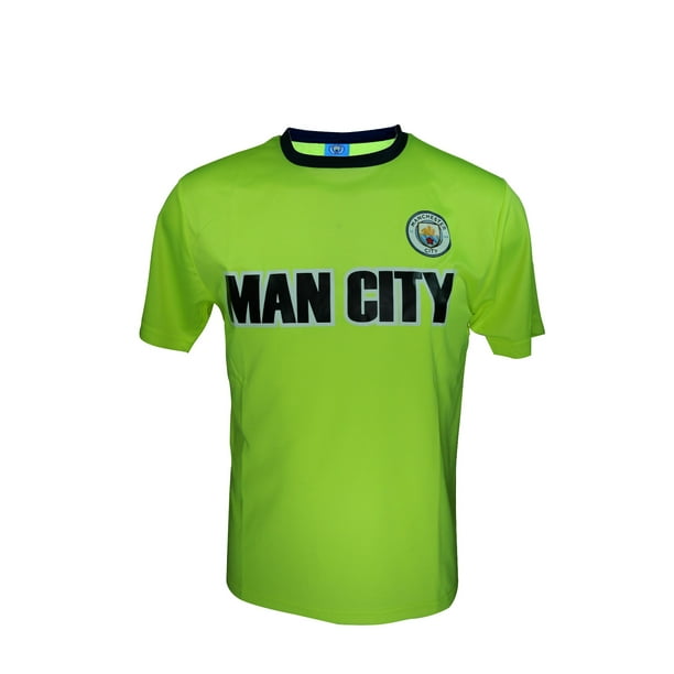 Custom Name and Number Icon Sports Men Manchester City Licensed Soccer Poly Shirt Jersey -07
